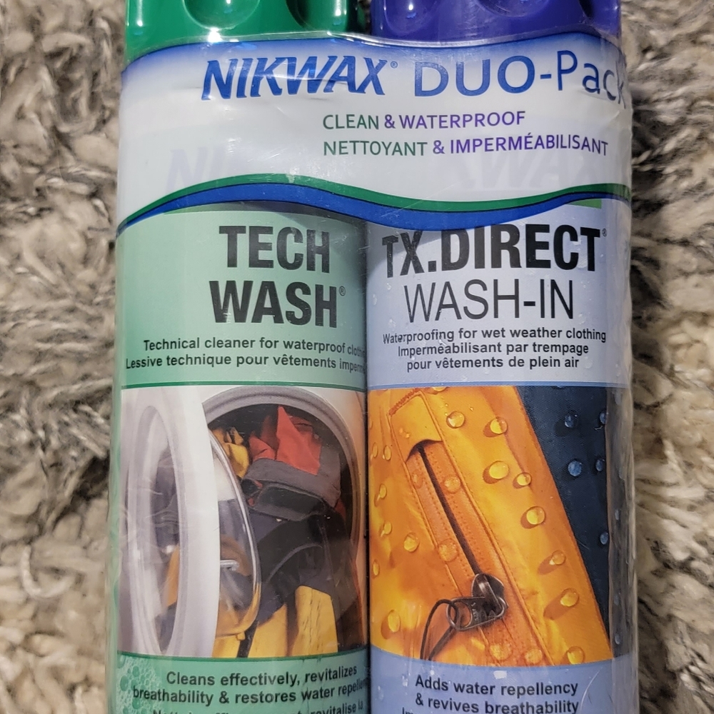 Nikwax duo pack waterproofing wash 2 pack